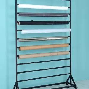 원단걸이대 필름 행거 걸이대 6단 랩핑지 시트지 걸이