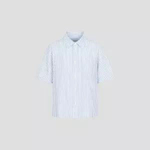 [백화점 정품] 빈폴 레이디스 스트라이프 반소매 셔츠 블루 BF5865C17P