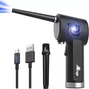 전기 에어 더스터 무선 충전식 압축 33 000 RPM 블로워 두 가지 스마트 시동 모드 캔의 좋은 대체품 재사용