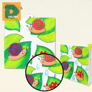 체험용 달팽이액자 10p 교구 키트 창의력 액자 동물 만들기세트 단체 클레이 미술 액자 아동용 수업 캐릭터