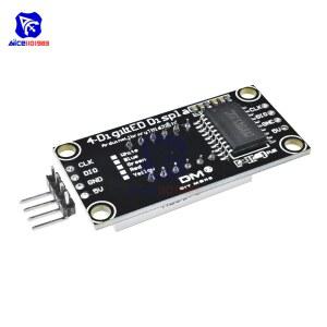 TM1637 36 LED 디지털 모듈 흰색 핀이 튜브 파란색 있는 ARDUINO용 녹색 빨간색 디스플레이 보드 노란색 비트 세그먼트