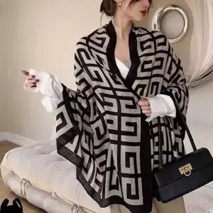 [하프클럽/]봄 가을 고급 실크 어깨 숄 롱 스카프 180x70