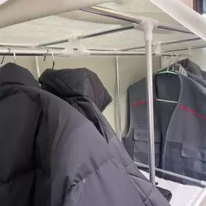 간이 조립식베이직 3단 비키니옷장 그레이