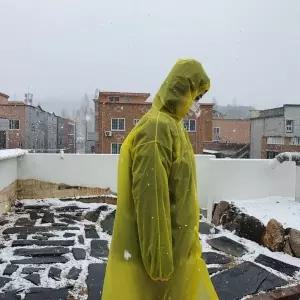 [하프클럽/]성인용 아웃도어 우비 레인코트 옐로우