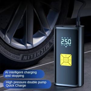 바이크 오토바이 자전거 보트용 전기 무선 휴대용 타이어 팽창기 펌프 자동차 공기 압축기 6000mAh 150PSI