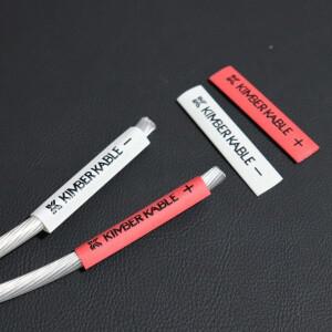 16Pcs KM 시리즈 로고 라벨 for5-10mm 와이어 직경 절연 열 수축 튜브 DIY 오디오 케이블 스피커 하이 엔드