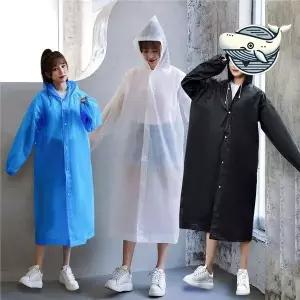 [하프클럽/]가벼운 남여공용 비옷 투명 방수 레인코트