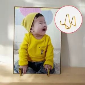 액자거치대 철제 다용도 액자 거치대 골드 소 WFIMB4E