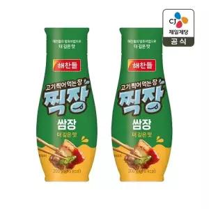 해찬들 고기찍어먹는장 찍장 쌈장 300g x2개