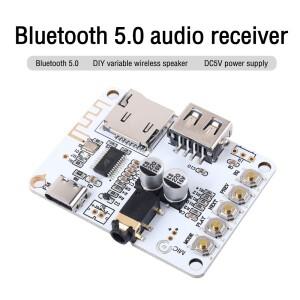 TYPE-C 블루투스 오디오 수신기 보드 Usb Tf 카드 슬롯 디코딩 재생 무선 스테레오 음악 모듈