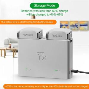 DJI호환 드론 배터리 충전 허브 양방향 버틀러 미니 소형 호환 4 프로 3 액세서리 2 개