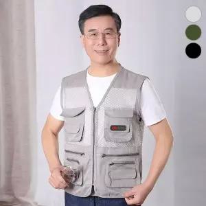 [하프클럽/]여름조끼 작업조끼 등산 망사조끼 아웃도어 경량조끼