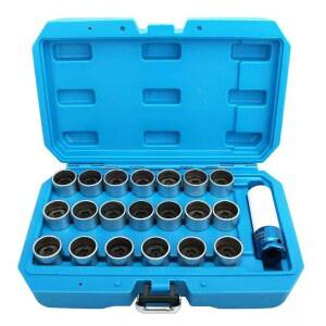 락너트 세트 리무버 상품 041 휠락 21개 장착 분해 어 정비 방범나사 소켓