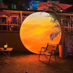 달모양 조명 라이트 카페 술집 이자카야 모양 호텔