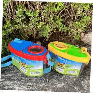 멜빵형 곤충 채집통 야외 탐험 관찰 케이스 어린이 학습 휴대용 채집도구