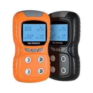 가스측정기 산소 휴대용 일산화탄소 4in1 갖춘 산소 가연성 유독성 황화수소 4단