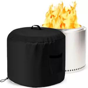 스토브 모닥불용 원형 무연 화재 구덩이 덮개 팔레전 모닥불 쉼터 야외 방수 방진 및 방풍 솔로 등과 호환