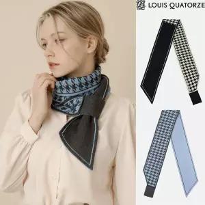 루이까또즈 플랭클린체크 쁘띠 니트 머플러 2CMK486