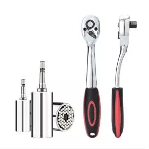 할인 매직소켓 만능 라쳇렌치(3p 1set) 자가정비 3-8인치수공구 스패너 수리 조임 배관 멀티