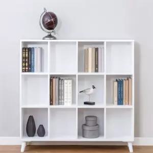 견고한 가로형 어린이집책장 서재인테리어책장