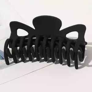 올림머리 빅사이즈 블랙 무광 헤어 집게핀 왕 집게 WFIR4N6