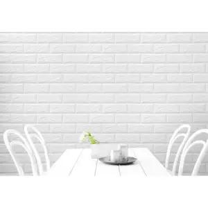 고급형 두꺼운 벽돌폼블럭 단열벽지 시트지20m DIY 셀프시공 보냉 결로방지