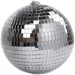 파티나 DJ 라이트 이펙트 크리스마스에 어울리는 8인치 미러 디스코 볼