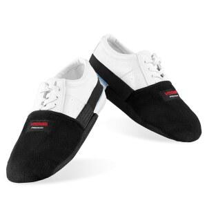 비스만 볼링화 슬라이더, 커버 2피스, 조절 가능한 밑창 슬라이드 대부분의 볼링화, 남녀용 볼링 액세서리, 블랙