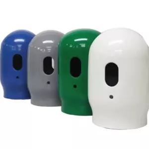 고압가스 안전캡 철재 회색 85.5X150mm in-69011/보호캡/가스통캡/고압가스안전캡/산소통/캡/가스통/덮개