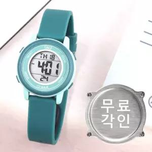 무료각인 큐앤큐 M208J-003Y 어린이 방수 아동우레탄시계 d