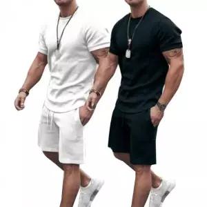 [골드스마일]대형 남성 여름 반팔 티셔츠 트레이닝 반바지