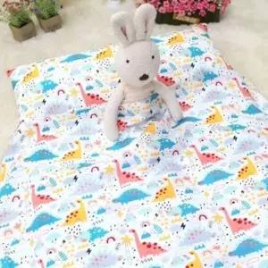 (수량선택 공룡)인견 유아 어린이집 여름 이불 배게 침구 세트 가방 공룡