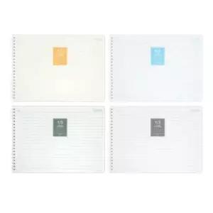 PP 넓게쓰는 3칸 정리 스프링 노트 3000 4권 1세트