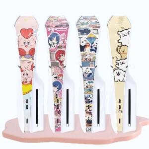 [호환품]동물 디자인 먼지 커버 메쉬 보호 PS5 슬림 스킨 액세서리 방진 방지 애완 헤어 장식 스트립 중간