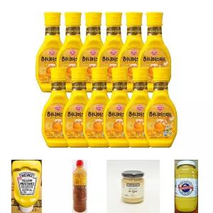 허니머스타드소스 265G 12개/오뚜기/드레싱/머스타드소스/향신료/겨자소스/허니머스타드/오뚜기머스터드