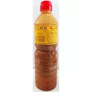 머스타드소스 매운맛(맛샘 1k)/가공식품/소스/샐러드드레싱/머스타드/드레싱소스/겨자소스/스테이크소스/식