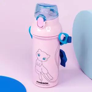 포켓몬 앵커 원터치 어깨끈물통_뮤(578544)/소풍/핑크/물병/어깨/스트랩/유치원/학교/파우치/야외/식수
