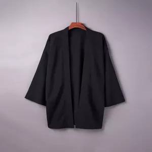 하오리 오비오 일본 카디건 남성 전통 기모노