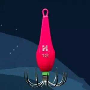 핑크 쭈꾸미 에기 채비 낚시 바늘 오징어용