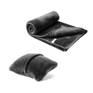 극세사 쿠션 겸용 무릎 담요