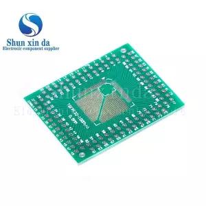 10PCS FQFP TQFP LQFP 32 44 80 100 64-DIP 전송 보드 DIP 핀 보드 피치 IC 어댑터 플레이트 변환