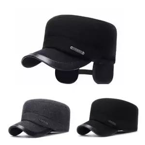 남성 스포츠 라벨 귀달이 방한모 URK 218 겨울모자 기모모자 스웨이드모자 캡모자 용품 패딩