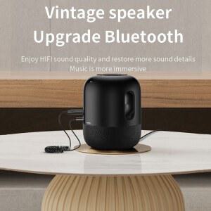 차량용 무선 블루투스 스피커용 오디오 핸즈프리 옥스 자동차 어댑터 마이크 생성기 음악 리시버 5MM AUX USB