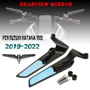 오토바이 바이크 보조 백미러 사이드 미러 SUZUKI KATANA 1000 KATANA1000 2019 액세서리 레이싱 스포츠 알루미늄 후면보기