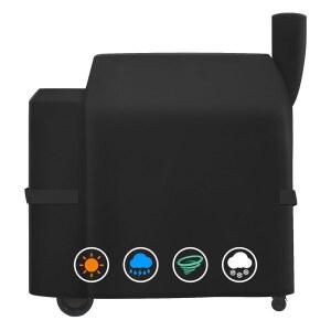 BAC380 BAC504 트래거 프로 우드 & 스모커, 텍사스 바비큐 780 듀티 그릴 34 블랙 및 시리즈 호환되는 커버, 방수 펠릿 헤비 등과 길이 야외용 전체