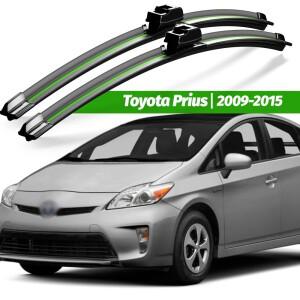 와이퍼 LHD 전면 블레이드 도요타 프리우스 2009 - 2015 용 윈드 실드 윈도우 브러시 26 인치 + 16 액세서