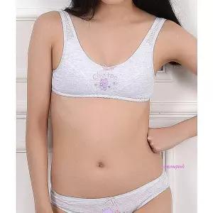 샤통 1단계 속옷 스포츠브라 초등 주니어 스트라이프 학생 청소년 어린이 여아tuv535