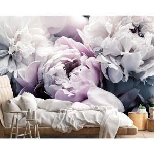 레이후이 꽃 벽지 벽화 (자가 벽용 침실 아님) 거실 장미꽃 접착제 대형