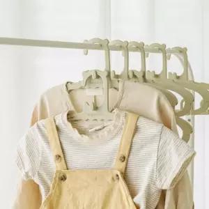 길이조절 미니 아기옷걸이 플라스틱 유아 아동 옷정리노하우 옷장안수납 어린이옷걸이 10개입