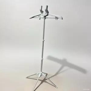 회색 스티머 행거 스탠드 옷을 찌는 옷걸이 건조대 코트 선반 정장용 패브릭 다림질 브래킷 바지